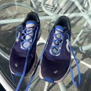 On Running Athletic Shoes - Blue and Black